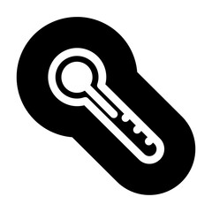 Thermometer icon for measuring fever or temperature.
