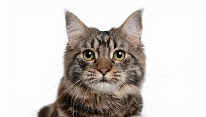 Obraz premium high resolution cat isolated on white background