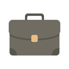 A simple and stylish business briefcase icon in minimalistic flat design, perfect for corporate and professional themes