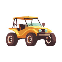 Fototapeta premium Sand buggy vector illustration isolated 
