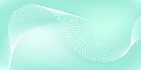 Soft green wave background with smooth gradient flow, perfect for eco branding, nature-themed graphics, or modern clean layouts.