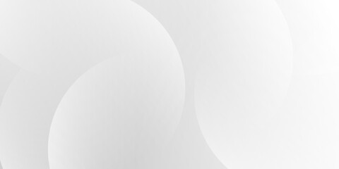 Elegant white background with layered circular shapes, great for corporate flyers, clean websites, or modern visual presentations.