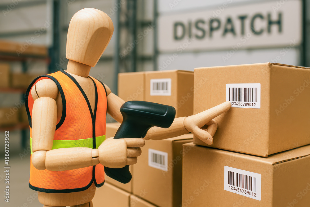 Poster efficiency and accuracy drive the barcode scanning process to ensure smooth dispatch and inventory i