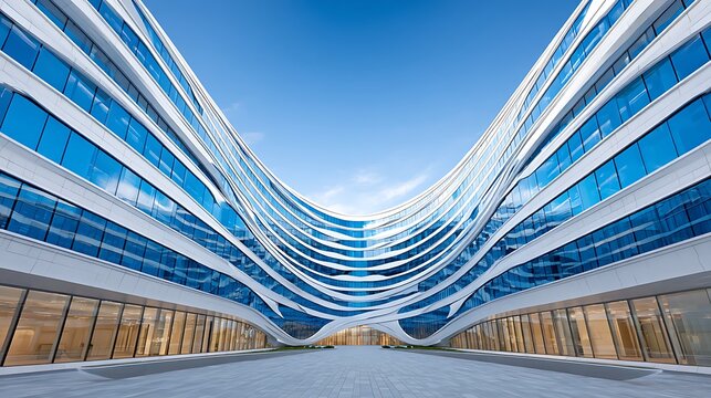 Colorful Fractal Skyscraper Design in Paris with Glass Facade