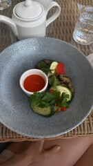 soup with vegetables