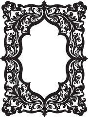 
Vintage Floral Laser Cut Ornamental Frame Set