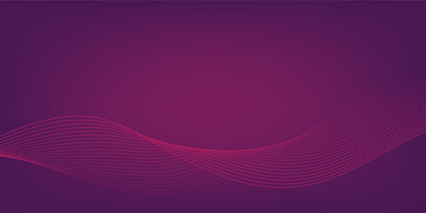 Abstract Waveform Purple Background
