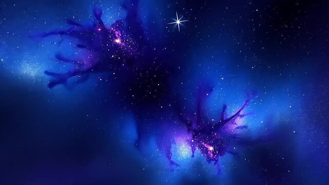 Mystical Galaxy A cosmic dance of stardust and celestial brilliance, painting the canvas of the universe with vibrant hues and ethereal light.