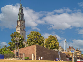 Naklejka premium The Sanctuary of the Blessed Virgin Mary at Jasna Gora in Czestochowa, Poland.
