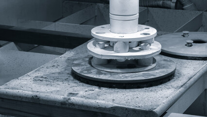 Industrial natural stone polishing machine polishing stone plaque for monument