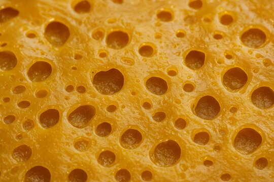 Cannabis Wax Macro &ndash; Honeycomb Texture Closeup