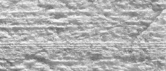 Fototapeta premium Grey wall with a white stripe. wall is made of stone and has a rough texture, abstract texture background for template pages and banners