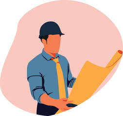 The Architect on the job site