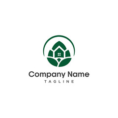 vector logo of the pine house