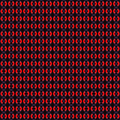  seamless pattern with red black