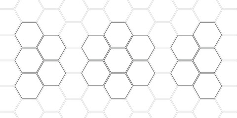 Abstract hexagon polygonal pattern background vector. Surface polygon pattern with glowing hexagon paper texture and futuristic business.
