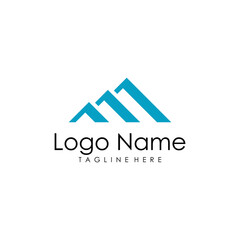 triangle M logo vector