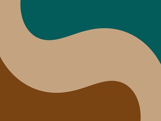 Abstract background with flowing organic shapes in earthy tones of teal, beige, and brown, creating a calming and natural aesthetic.