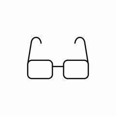 eyeglasses optic icon sign vector