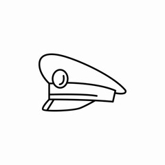 ship capitan hat icon sign vector © Nara