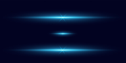 Futuristic dark background with glowing blue diagonal light streaks