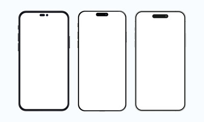 Editable Vector Smartphone Mockup &ndash; Customizable Phone Interface & Device UI Design Template, Phone Vector, Phone, Vector Phone, Smartphone Vector, Smartphone, Phone Mockup, Vector Phone Mockup.