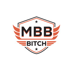 MBB Bitch vector Logo design