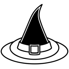 Fototapeta premium Witchy Hat Icon