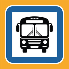 Bus Stop Icon Vector