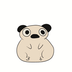 Koala cartoon illustration 