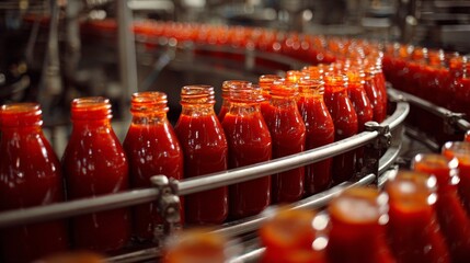 Exploring the comprehensive process of ketchup production from fresh tomatoes to bottling techniques