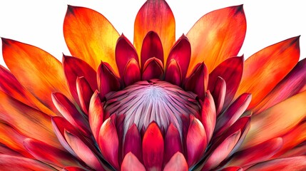 Guinea Flower fresh red green leaf