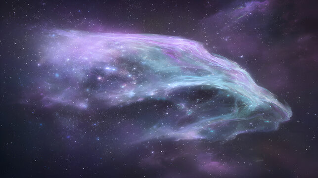 Mysterious pulsating cosmic object in a starry galaxy, revealing the wonders of astronomical discovery