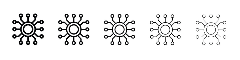 Hub icon symbol, logo illustration. Pixel perfect vector graphics