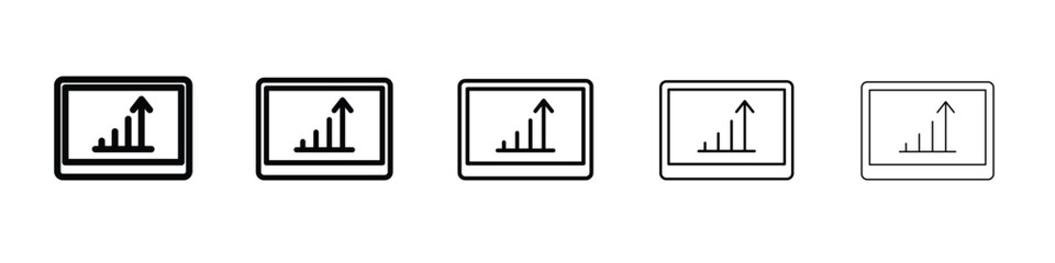 Equity derivatives icon symbol, logo illustration. Pixel perfect vector graphics