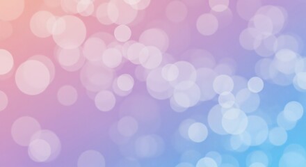 Obraz premium Abstract Pastel Bokeh Background with Blue Purple Pink Gradient