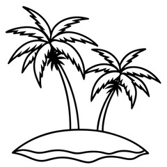 Fototapeta premium TropicPalm Icon