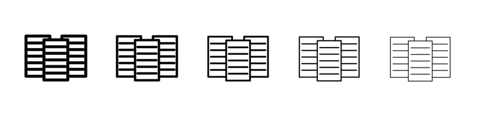 Data center icon symbol, logo illustration. Pixel perfect vector graphics