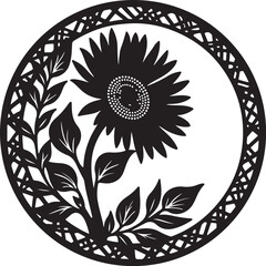 
Vintage Floral Laser Cut Ornamental Frame Set
