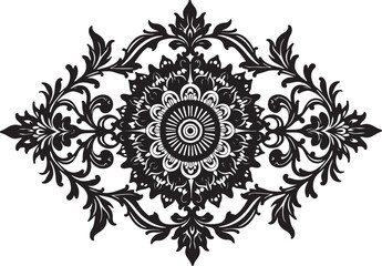 
Vintage Floral Laser Cut Ornamental Frame Set