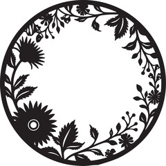 
Vintage Floral Laser Cut Ornamental Frame Set