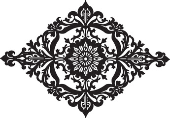 
Vintage Floral Laser Cut Ornamental Frame Set