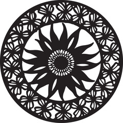 
Vintage Floral Laser Cut Ornamental Frame Set