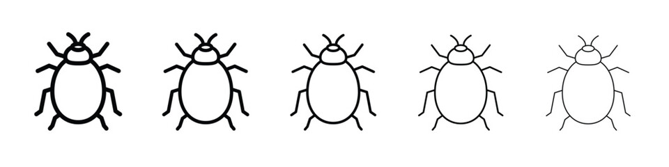Bedbug icon symbol, logo illustration. Pixel perfect vector graphics