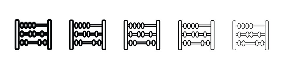 Abacus icon symbol, logo illustration. Pixel perfect vector graphics