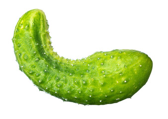 cucumber isolated. with clipping path