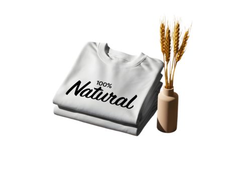 Wheat ears with inscription and grain closeup on paper tag symbolizing market and finance concept