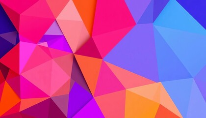 Obraz premium Geometric shapes in vibrant hues, displayed using a classic Latin typeface, clean, blue