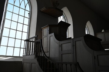 interior of St Stephen's Church, Fylingdales. North Yorkshire 