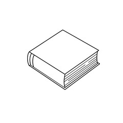 Isometric Book Icon Illustration: Education, Reading, Learning Concept